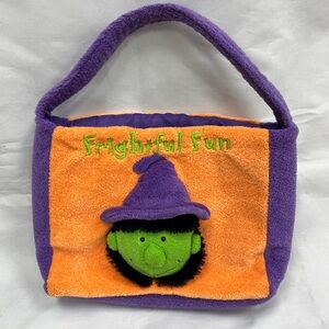 Animal Adventure Frightful Fun Witch Halloween Trick or Treat Tote Bag